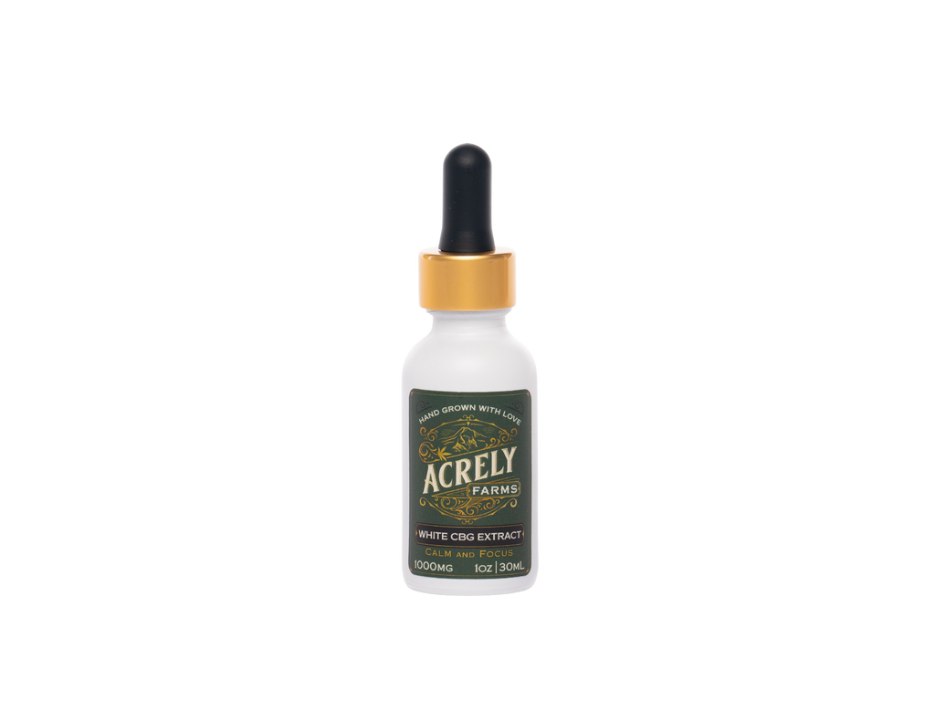 White Organic CBG Oil Extract