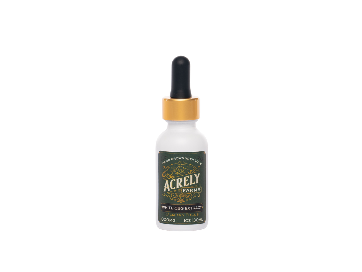 White Organic CBG Oil Extract