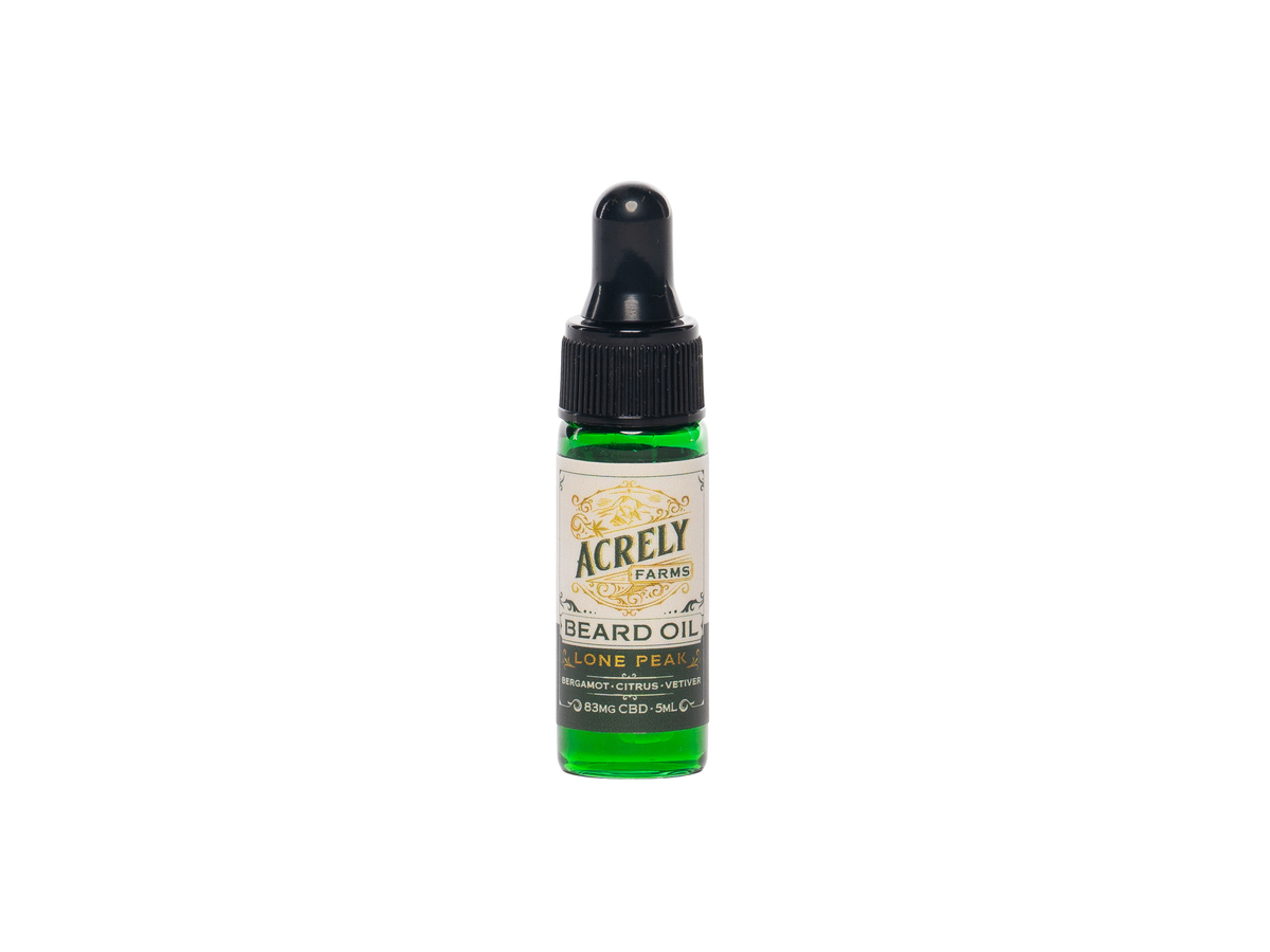 Mini Lone Peak CBD Beard & Facial Oil